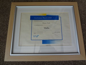 Kirstie Anne Towle, school certificate 2007